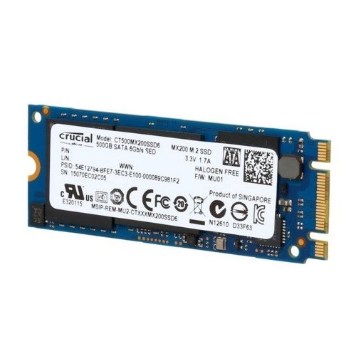 Продати SSD-диск Crucial MX200 500GB M.2 (2260 SATA) (CT500MX200SSD6) за Trade-In у інтернет-магазині Телемарт - Київ, Дніпро, Україна фото
