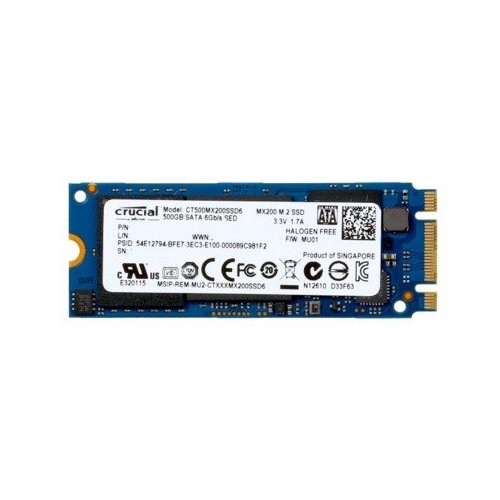Продати SSD-диск Crucial MX200 500GB M.2 (2260 SATA) (CT500MX200SSD6) за Trade-In у інтернет-магазині Телемарт - Київ, Дніпро, Україна фото