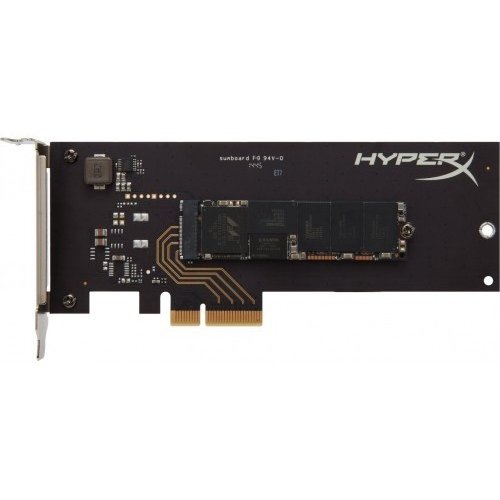 Продати SSD-диск Kingston HyperX Predator MLC 480GB M.2 (2280 PCI-E) + HHHL Adapter (SHPM2280P2H/480G) за Trade-In у інтернет-магазині Телемарт - Київ, Дніпро, Україна фото