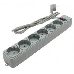 Мережевий фільтр Gembird 3m 6 розеток (SP6-G-10G) Grey
