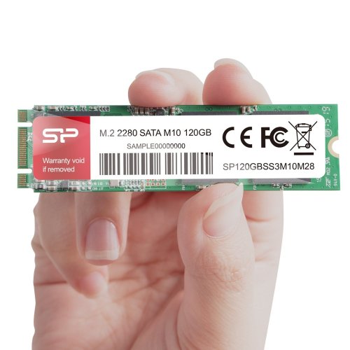 Продать SSD-диск Silicon Power M10 120GB M.2 (2280 SATA) (SP120GBSS3M10M28) по Trade-In интернет-магазине Телемарт - Киев, Днепр, Украина фото