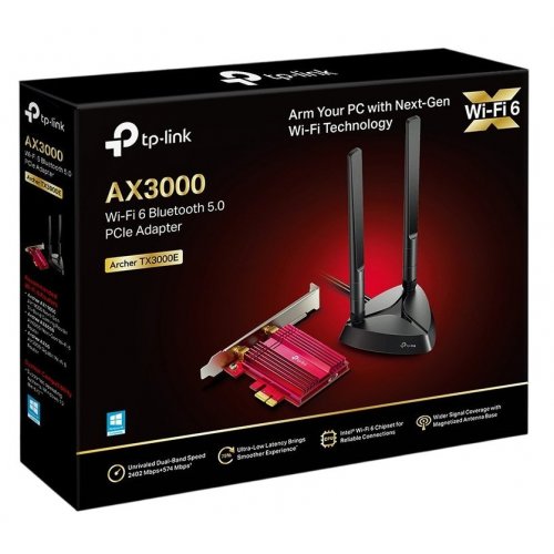 Мережева карта TP-LINK Archer TX3000E купити в Україні: Київ, Львів, Хмельницький, Тернопіль | Низька ціна, відгуки, характеристики від TELEMART фото