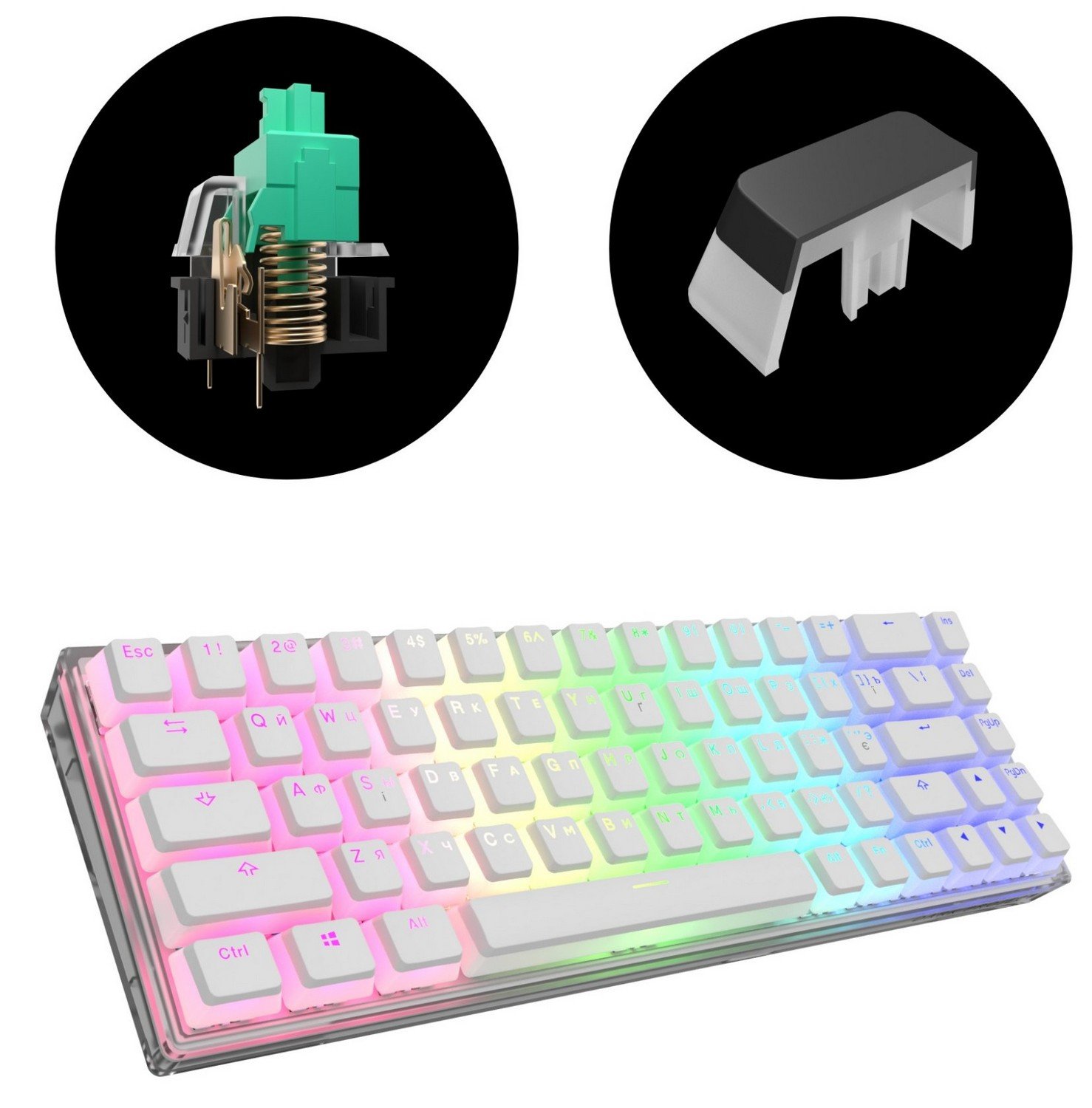 Клавиатура Dark Project KD68B PBT Mechanical G3ms Sapphire (DP-KD-68B ...
