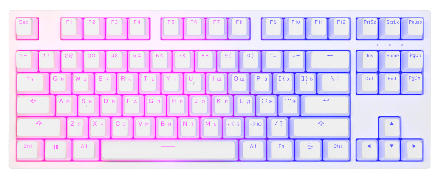 Купить Клавиатура Dark Project KD87A PBT Mechanical Gateron Cap Teal ...