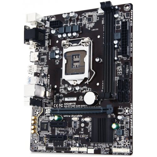 Продать Материнская плата Gigabyte GA-H110M-S2H DDR3 (s1151, Intel H110) по Trade-In интернет-магазине Телемарт - Киев, Днепр, Украина фото