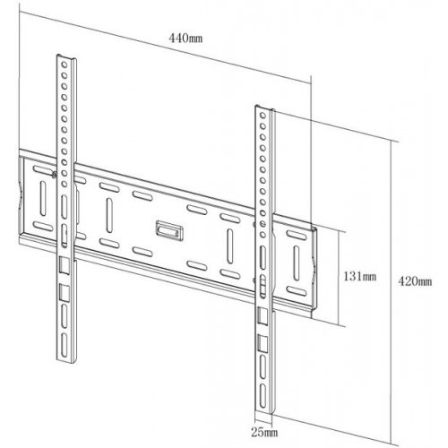 Кронштейн X-Digital 26-55" Steel SF305 Black купити в Україні: Київ, Львів, Хмельницький, Тернопіль | Низька ціна, відгуки, характеристики від TELEMART фото