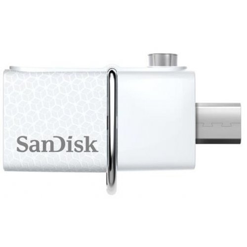 Купить Накопитель SanDisk Ultra Dual USB 3.0/MicroUSB 16GB White (SDDD2-016G-G46W) - цена в Харькове, Киеве, Днепре, Одессе
в интернет-магазине Telemart фото