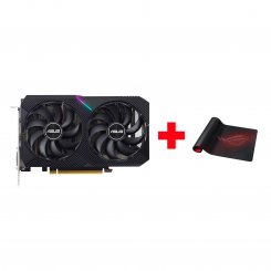 Видеокарта Asus Dual GeForce RTX 3050 OC V2 8192MB (DUAL-RTX3050-O8G-V2)