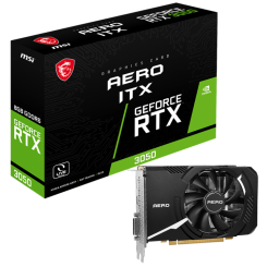 Видеокарта MSI GeForce RTX 3050 AERO ITX V1 8192MB (RTX 3050 AERO ITX 8G V1)
