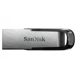 Фото Накопичувач SanDisk Ultra Flair USB 3.0 64GB Steel-Black (SDCZ73-064G-G46)