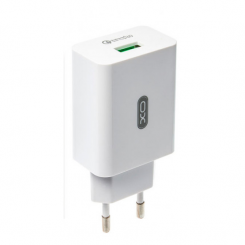 Фото Сетевое зарядное устройство XO L36 QC3.0 single USB 18W 3A White
