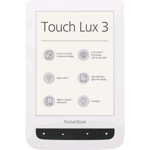 Купить Электронная книга PocketBook 626 Touch Lux 3 White - цена в Харькове, Киеве, Днепре, Одессе
в интернет-магазине Telemart фото