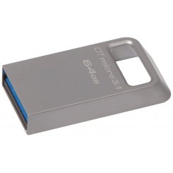 Photo Kingston DataTraveler Micro USB 3.1 64GB Metal (DTMC3/64GB)