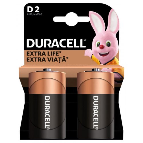 Купить Батарейки Duracell D (LR20) MN1300 2шт (81427278) - цена в Харькове, Киеве, Днепре, Одессе
в интернет-магазине Telemart фото
