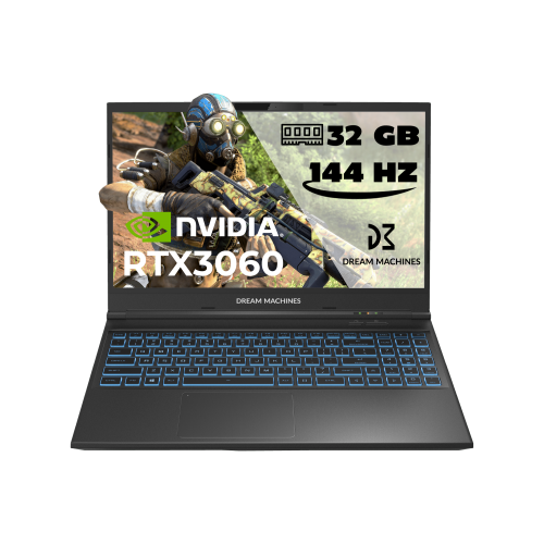 Продать Ноутбук Dream Machines RG3060-15 (RG3060-15UA51) Black по Trade-In интернет-магазине Телемарт - Киев, Днепр, Украина фото