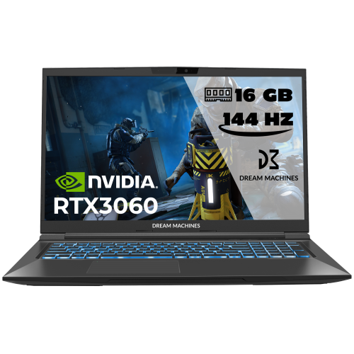 Продать Ноутбук Dream Machines RG3060-17 (RG3060-17UA38) Black по Trade-In интернет-магазине Телемарт - Киев, Днепр, Украина фото