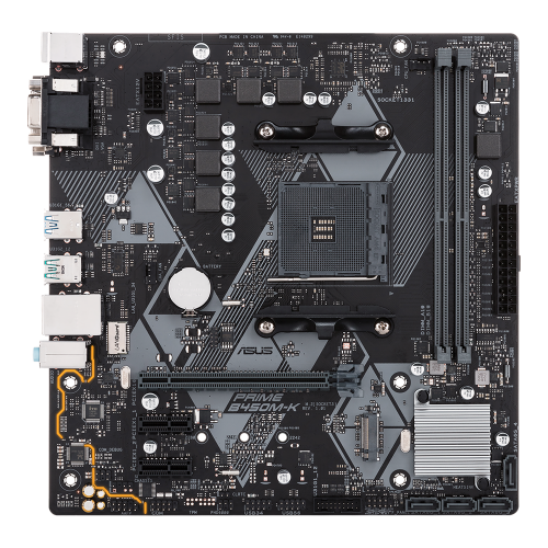Купить Материнская плата Asus PRIME B450M-K (sAM4, AMD B450) Factory Recertified с проверкой совместимости: обзор, характеристики, цена в Киеве, Днепре, Одессе, Харькове, Украине | интернет-магазин TELEMART.UA фото