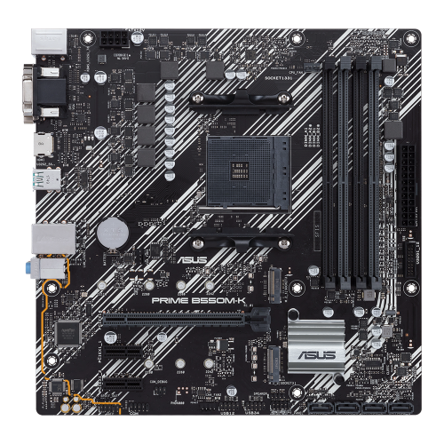 Продати Материнська плата Asus PRIME B550M-K (sAM4, AMD B550) Factory Recertified за Trade-In у інтернет-магазині Телемарт - Київ, Дніпро, Україна фото