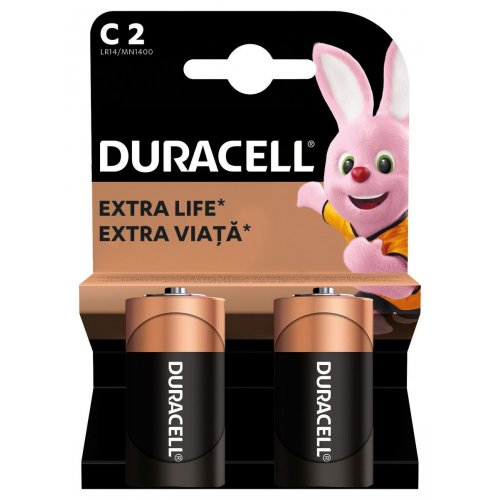 Купить Батарейки Duracell С (LR14) MN1400 2шт (81427263) - цена в Харькове, Киеве, Днепре, Одессе
в интернет-магазине Telemart фото