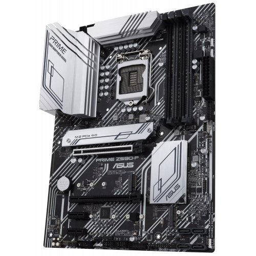Купить Материнская плата Asus PRIME Z590-P (s1200, Intel Z590) Factory Recertified с проверкой совместимости: обзор, характеристики, цена в Киеве, Днепре, Одессе, Харькове, Украине | интернет-магазин TELEMART.UA фото