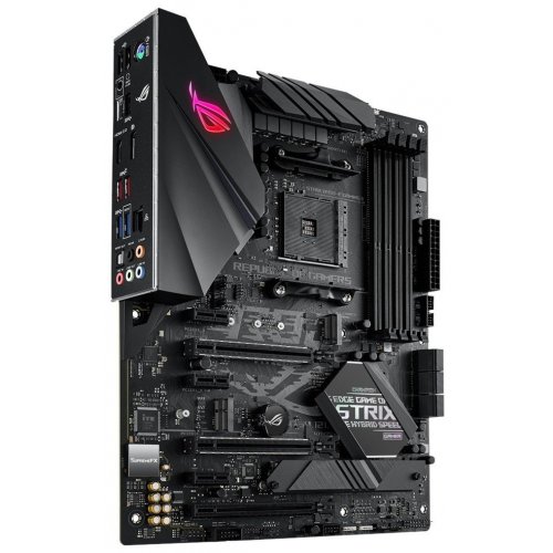 Материнська плата Asus ROG STRIX B450-F GAMING II (sAM4, AMD B450) Factory Recertified купити з перевіркою сумісності: огляд, характеристики, ціна у Києві, Львові, Вінниці, Хмельницькому, Івано-Франківську, Україні | інтернет-магазин TELEMART.UA фото