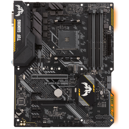 Материнська плата Asus TUF B450-PLUS GAMING (sAM4, AMD B450) Factory Recertified купити з перевіркою сумісності: огляд, характеристики, ціна у Києві, Львові, Вінниці, Хмельницькому, Івано-Франківську, Україні | інтернет-магазин TELEMART.UA фото