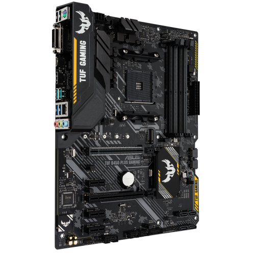 Материнська плата Asus TUF B450-PLUS GAMING (sAM4, AMD B450) Factory Recertified купити з перевіркою сумісності: огляд, характеристики, ціна у Києві, Львові, Вінниці, Хмельницькому, Івано-Франківську, Україні | інтернет-магазин TELEMART.UA фото