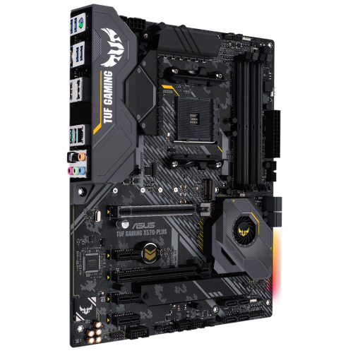Материнська плата Asus TUF GAMING X570-PLUS (sAM4, AMD X570) Factory Recertified купити з перевіркою сумісності: огляд, характеристики, ціна у Києві, Львові, Вінниці, Хмельницькому, Івано-Франківську, Україні | інтернет-магазин TELEMART.UA фото