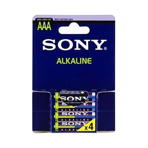 Купить Батарейки Sony AAA (LR03) Alkaline 4шт (AM4LB4D) - цена в Харькове, Киеве, Днепре, Одессе
в интернет-магазине Telemart фото