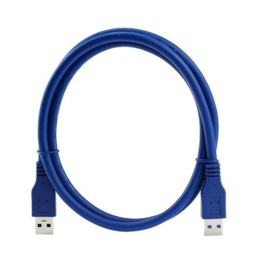 Подовжувач USB 3.0 AM-AM 1m Blue купити в Україні: Київ, Львів, Хмельницький, Тернопіль, Івано-Франківськ | Низька ціна, відгуки, характеристики від TELEMART фото