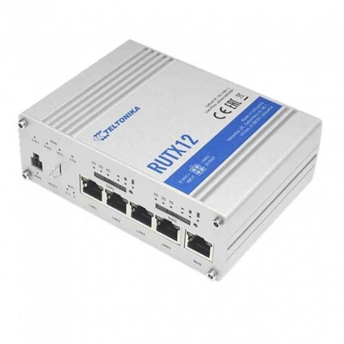 Купити Бездротовий маршрутизатор Teltonika RUTX12 (RUTX12000000) - ціна в Києві, Львові, Вінниці, Хмельницькому, Франківську, Україні | інтернет-магазин TELEMART.UA фото