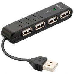 USB-хаб Trust Vecco 4 Port USB 2.0 (14591)