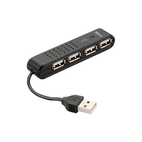 Купити USB-хаб Trust Vecco 4 Port USB 2.0 (14591) - ціна в Києві, Львові, Вінниці, Хмельницькому, Франківську, Україні | інтернет-магазин TELEMART.UA фото
