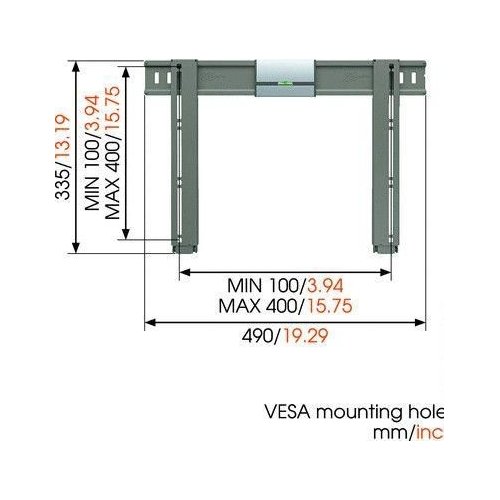 Купить Кронштейн VOGELS Thin 205 - цена в Харькове, Киеве, Днепре, Одессе
в интернет-магазине Telemart фото