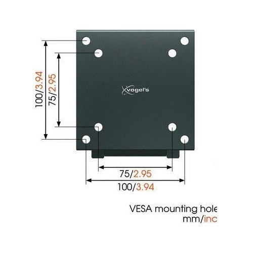 Купити Кронштейн VOGELS WALL 1005 Black - ціна в Києві, Львові, Вінниці, Хмельницькому, Франківську, Україні | інтернет-магазин TELEMART.UA фото