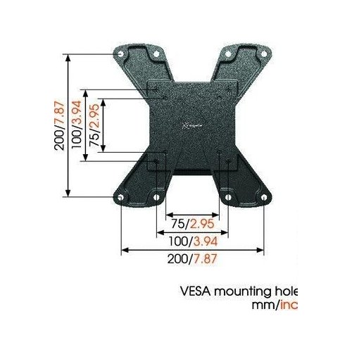 Купити Кронштейн VOGELS WALL 1115 Black - ціна в Києві, Львові, Вінниці, Хмельницькому, Франківську, Україні | інтернет-магазин TELEMART.UA фото