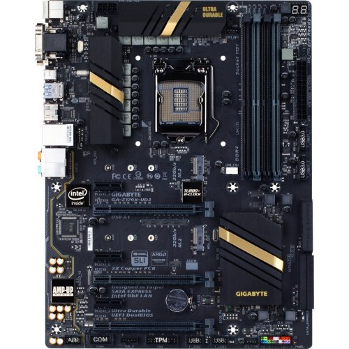 Продати Материнська плата Gigabyte GA-Z170X-UD3 (s1151, Intel Z170) за Trade-In у інтернет-магазині Телемарт - Київ, Дніпро, Україна фото