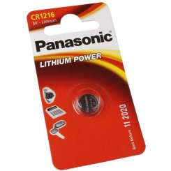 Фото Батарейки Panasonic CR1216 Lithium 1шт (CR-1216EL/1B)