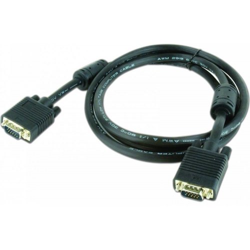 Купить Кабель Gembird VGA-VGA 10m DE-15Hd (CC-PPVGA-10M-B) - цена в Харькове, Киеве, Днепре, Одессе
в интернет-магазине Telemart фото