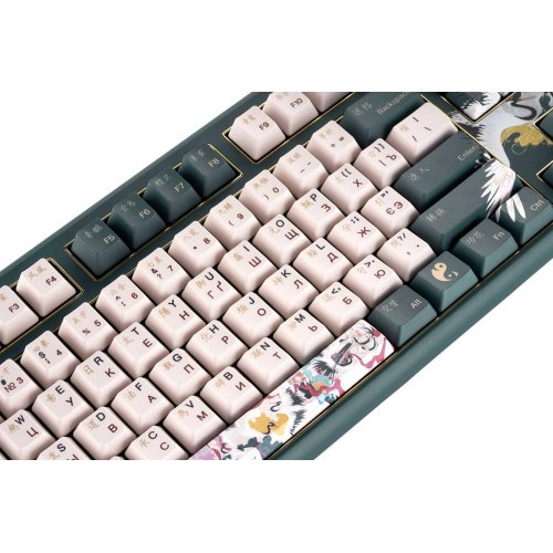 Фото Клавіатура Varmilo VBS108 Crane Cherry Mx Silent Red (A03A037A6A0A17A031) Green