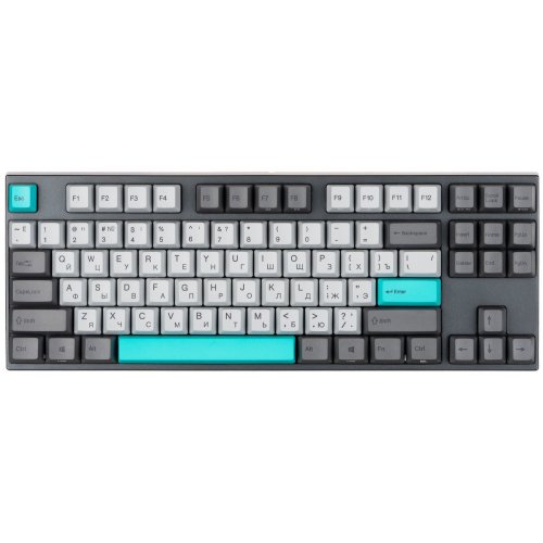 Купить Клавиатура Varmilo VEA87 Moonlight Cherry Mx Silent Red (A23A023A6A1A06A007) Grey/Blue - цена в Харькове, Киеве, Днепре, Одессе
в интернет-магазине Telemart фото