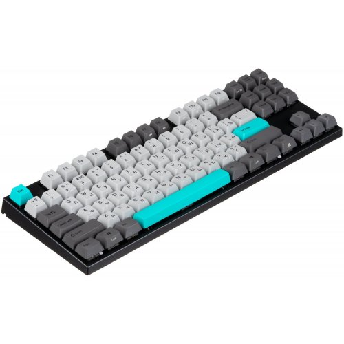 Купить Клавиатура Varmilo VEA87 Moonlight Cherry Mx Silent Red (A23A023A6A1A06A007) Grey/Blue - цена в Харькове, Киеве, Днепре, Одессе
в интернет-магазине Telemart фото