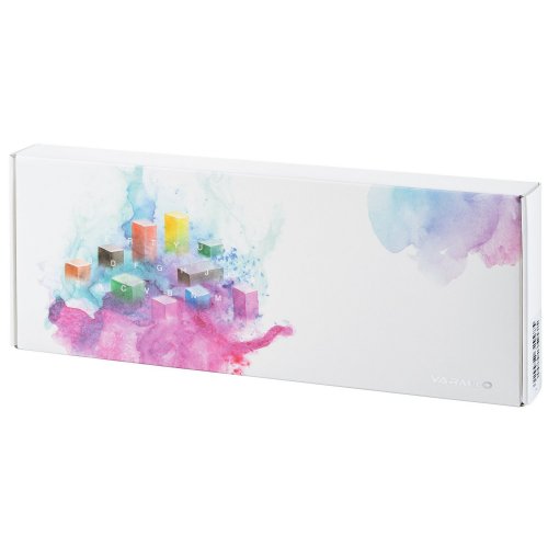 Купить Клавиатура Varmilo VEA87 Moonlight Cherry Mx Silent Red (A23A023A6A1A06A007) Grey/Blue - цена в Харькове, Киеве, Днепре, Одессе
в интернет-магазине Telemart фото