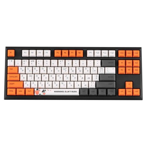 Photo Keyboard Varmilo VCS87 Awake Cherry Mx Brown (A05A006A2A0A17A006) Black/Orange