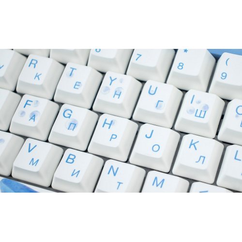 Photo Keyboard Varmilo VEA108 Sea Melody Cherry Mx Brown (A26A038A2A1A06A033) Grey/Blue