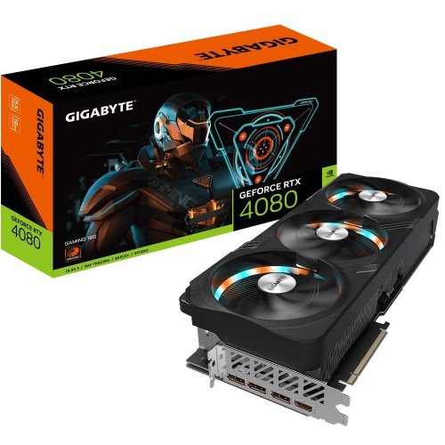 Photo Video Graphic Card Gigabyte GeForce RTX 4080 Gaming 16384MB (GV-N4080GAMING-16GD)