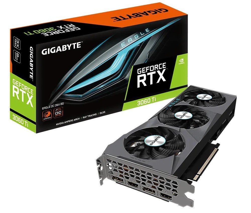 Продать Видеокарта Gigabyte GeForce RTX 3060 Ti Eagle OC D6X 8192MB (GV ...