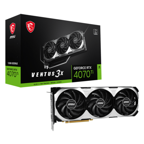 Продати Відеокарта MSI GeForce RTX 4070 Ti VENTUS 3X 12288MB (RTX 4070 Ti VENTUS 3X 12G) за Trade-In у інтернет-магазині Телемарт - Київ, Дніпро, Україна фото