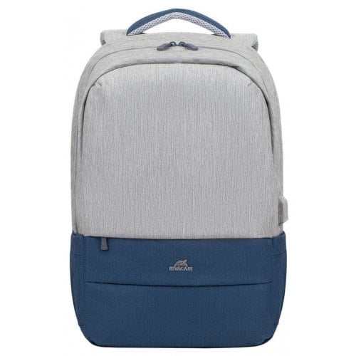 Купити Рюкзак Rivacase 17.3" Prater (7567) Grey/Dark Blue - ціна в Києві, Львові, Вінниці, Хмельницькому, Франківську, Україні | інтернет-магазин TELEMART.UA фото