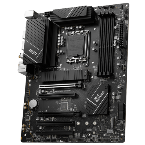 Photo Motherboard MSI PRO B760-P WIFI DDR4 (s1700, Intel B760)